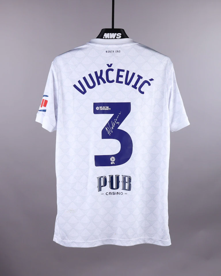 Maglia di Andrija Vukčević (Preston North End)