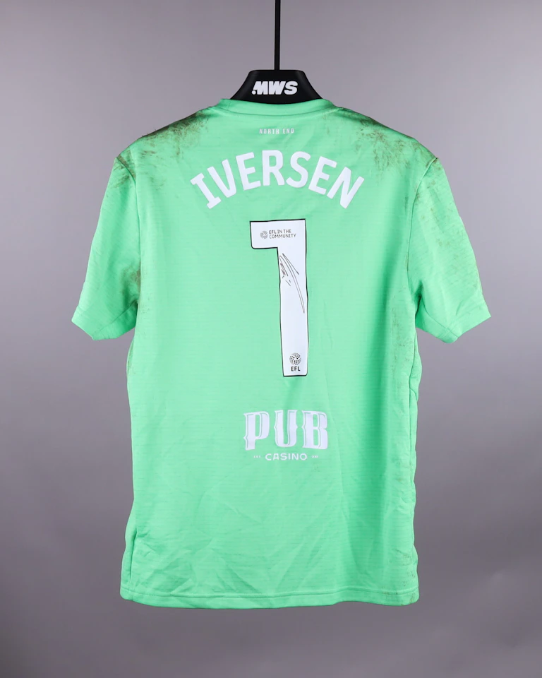 Maglia di Daniel Iversen (Preston North End)