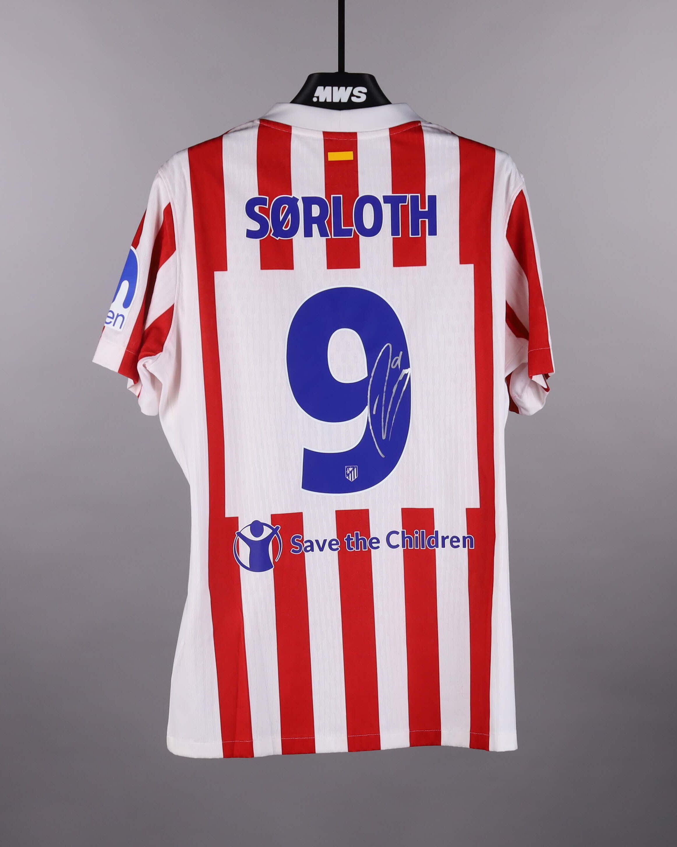 Alexander Sørloth | FC Barcelona - Atlético de Madrid | MatchWornShirt