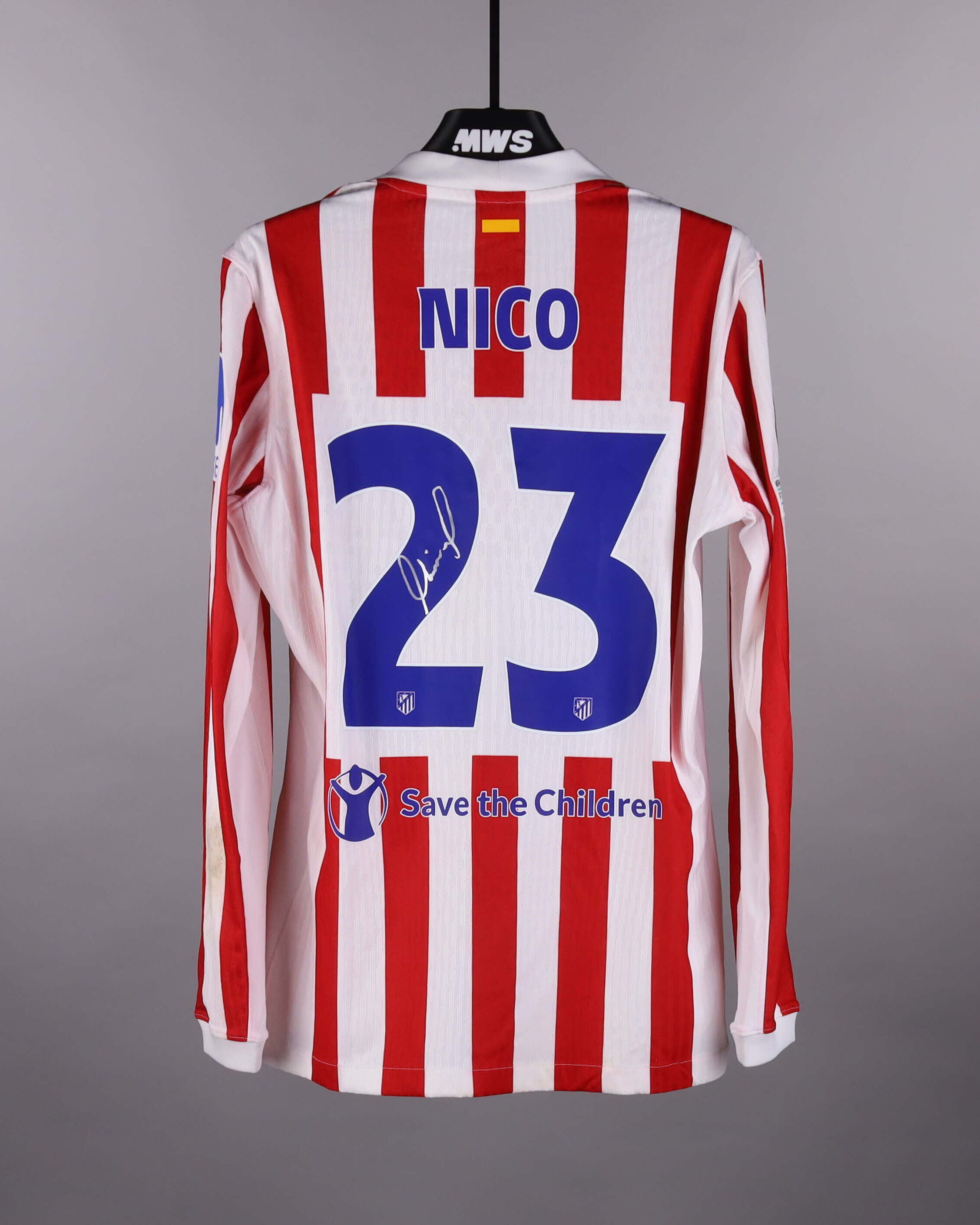 Nicolás González | FC Barcelona - Atlético de Madrid | MatchWornShirt