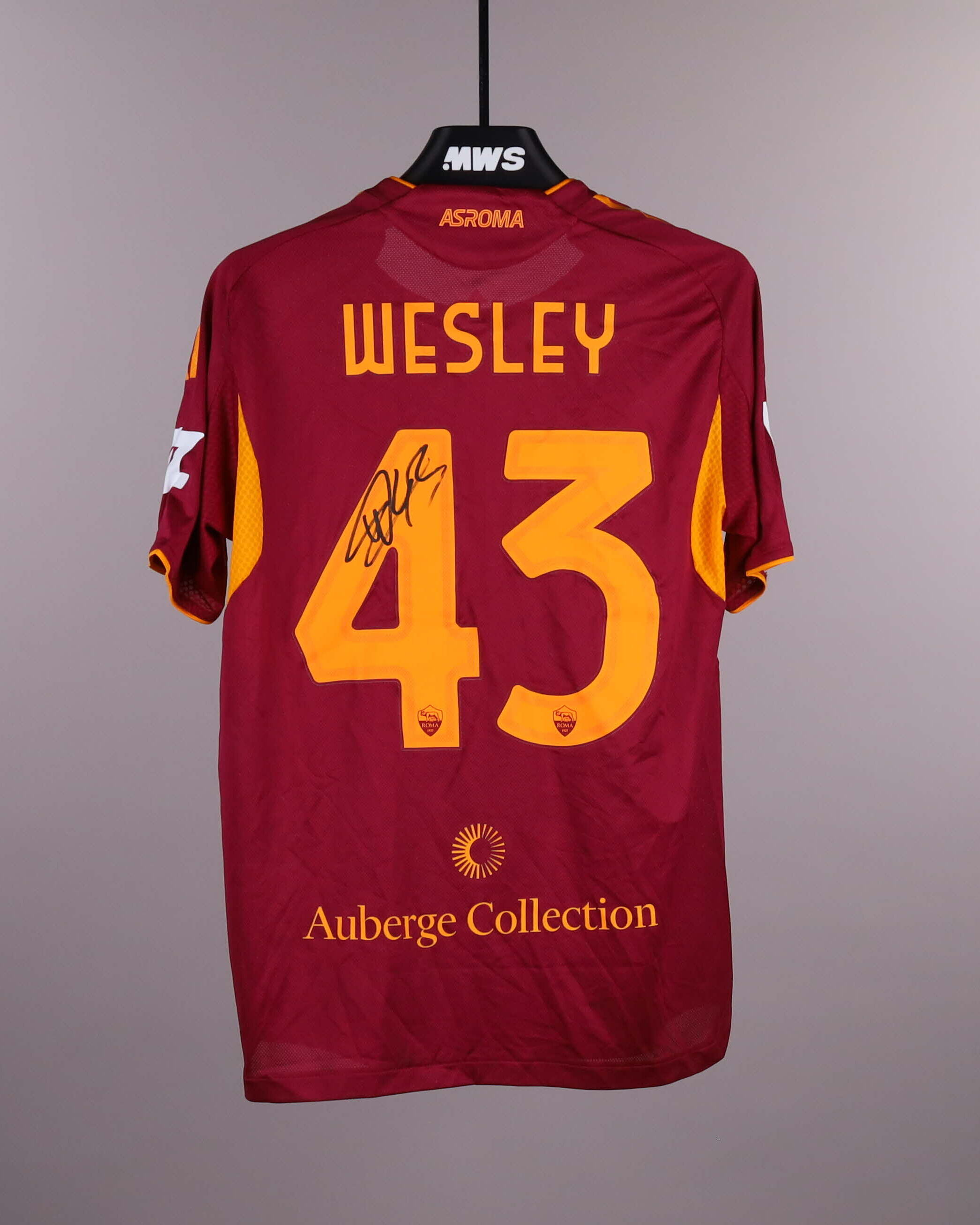 Official AS Roma Soccer Game-Worn Jerseys Auctions - MatchWornShirt