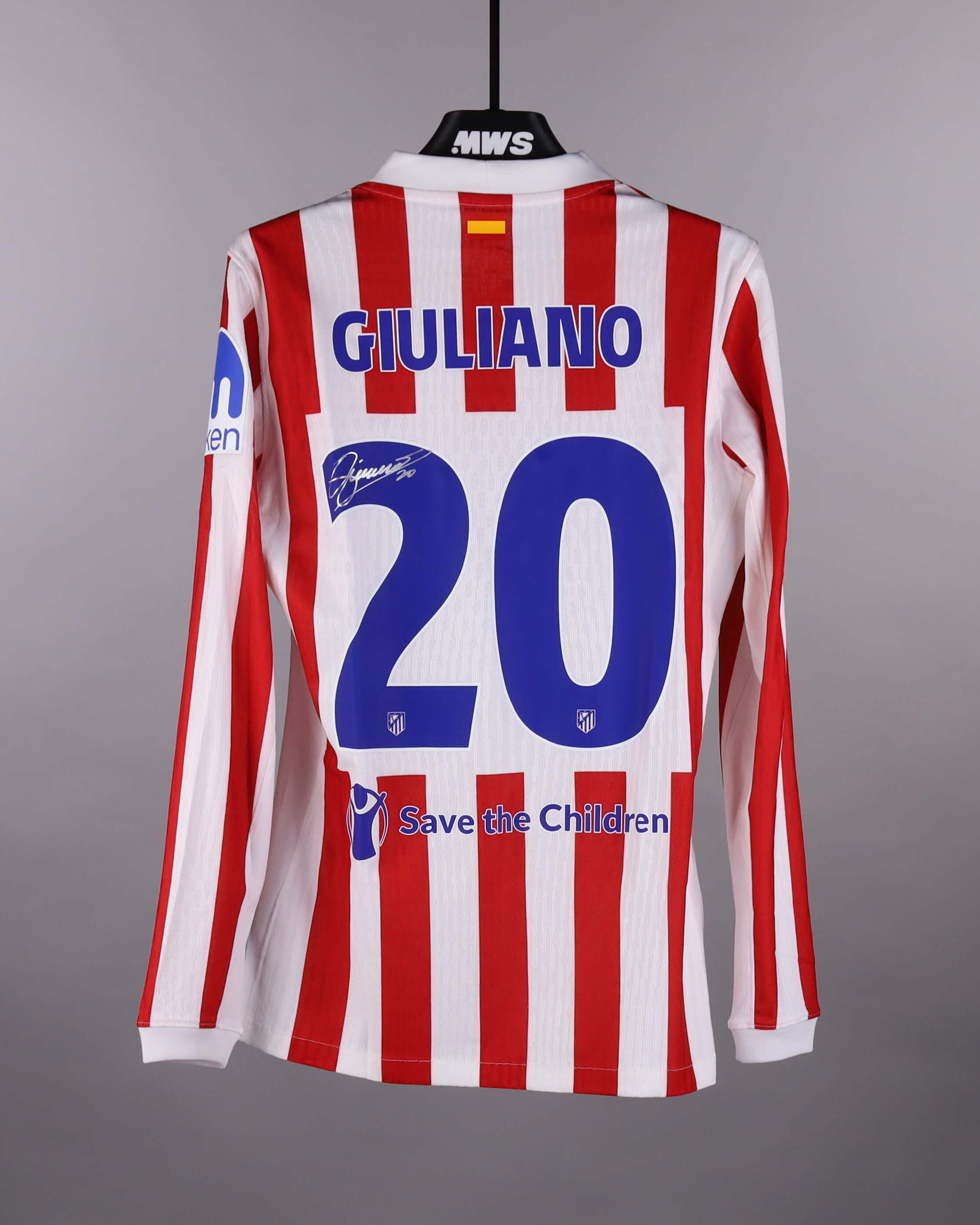 Giuliano Simeone | FC Barcelona - Atlético de Madrid | MatchWornShirt