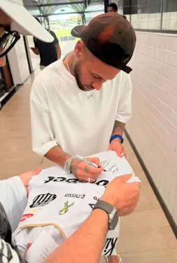 Neymar da Silva Santos Junior Santos jersey