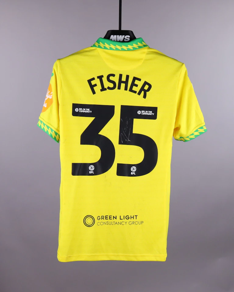 Kellen Fisher Norwich City jersey
