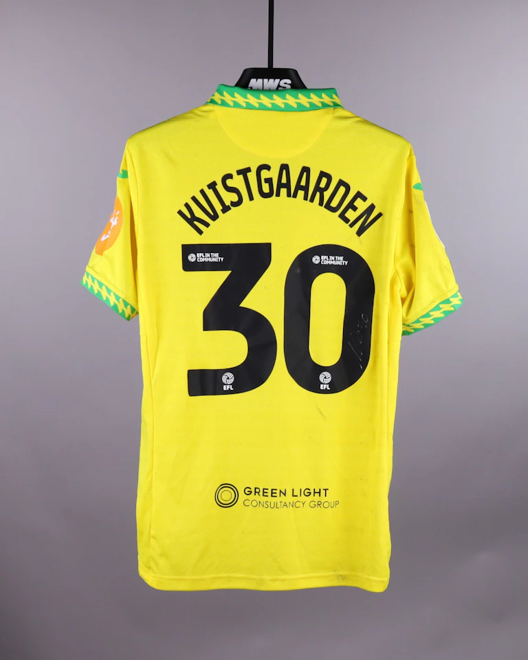 Maillot de Mathias Kvistgaarden (Norwich City)