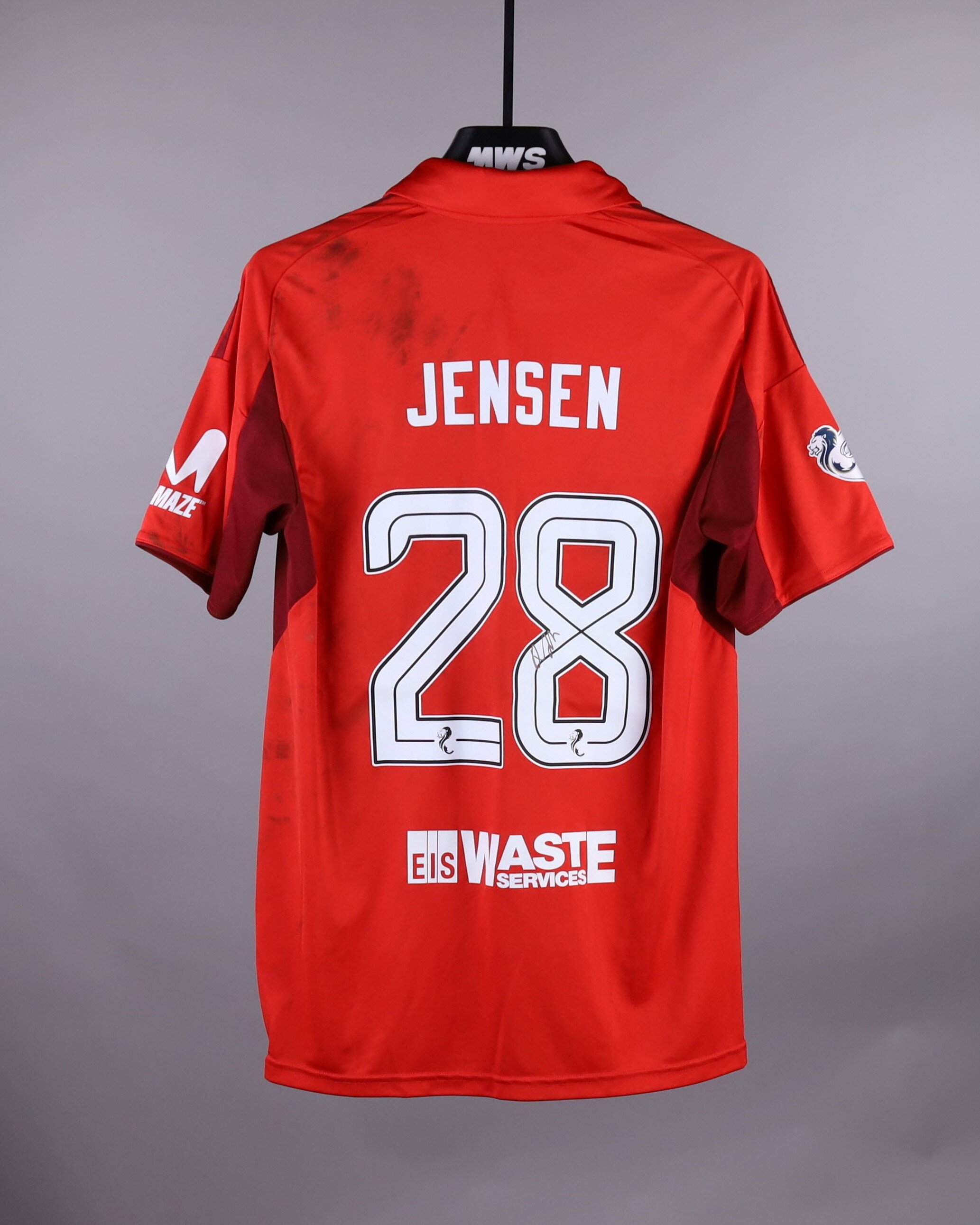 Alexander Jensen | Aberdeen - Hibernian | MatchWornShirt