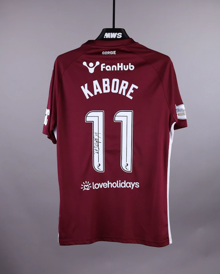 来自Heart of Midlothian的Pierre Landry Kabore球衣