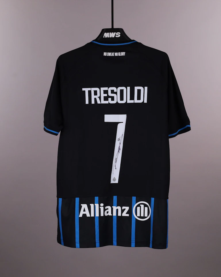 来自Club Brugge的Nicolo Tresoldi球衣