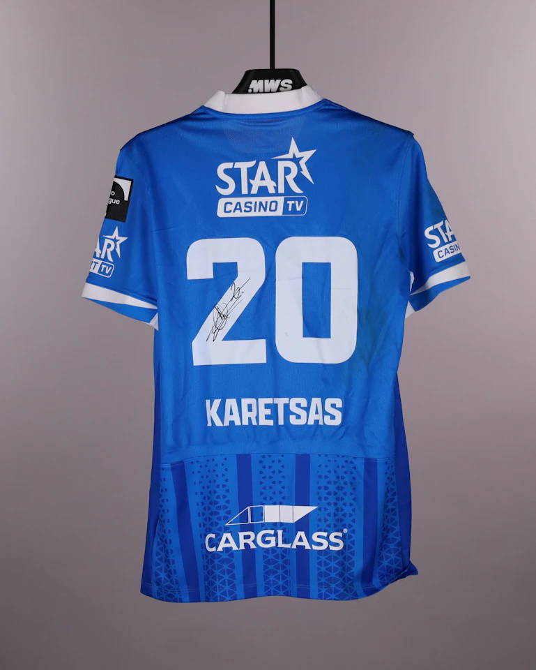 来自KRC Genk的Konstantinos Karetsas球衣