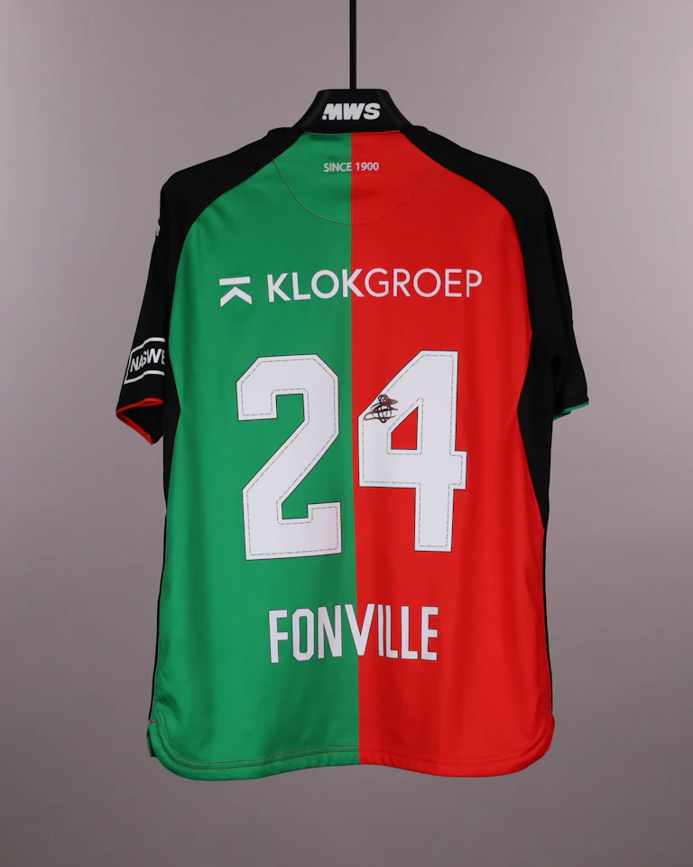 Deveron Fonville N.E.C. camisa.