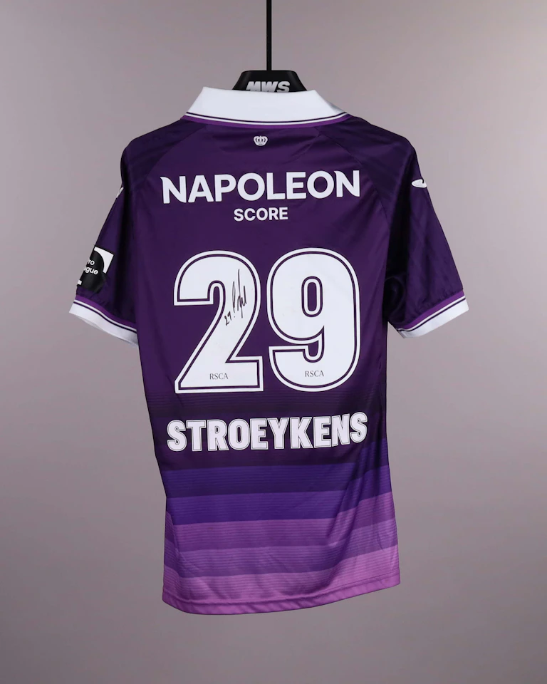 Mario Stroeykens RSC Anderlecht shirt