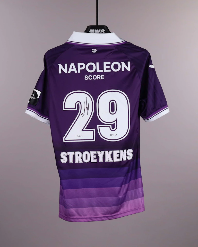 Mario Stroeykens RSC Anderlecht shirt