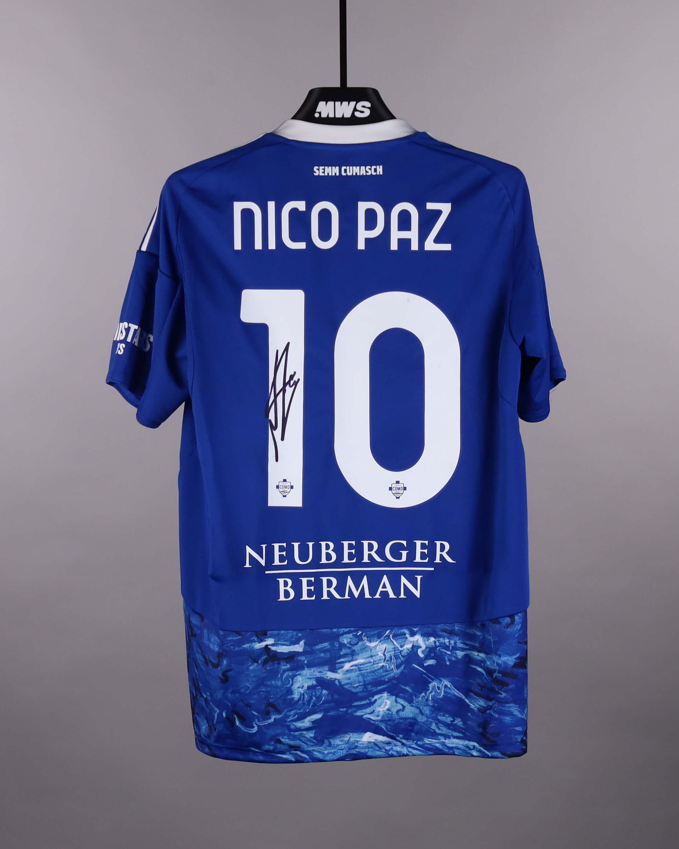 Nico Paz | Como 1907 - FC Inter Milan | MatchWornShirt