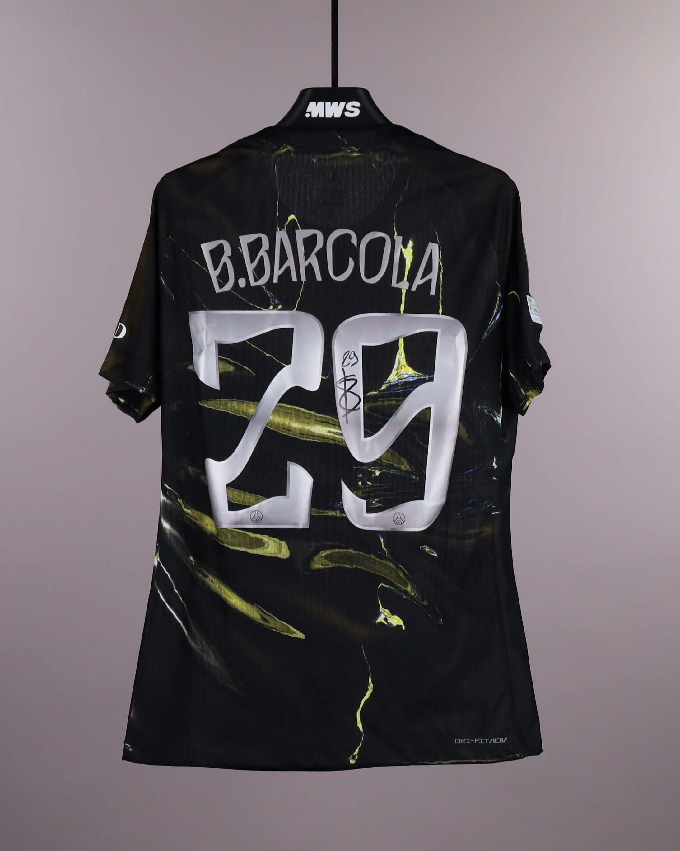 Bradley Barcola Paris Saint-Germain shirt