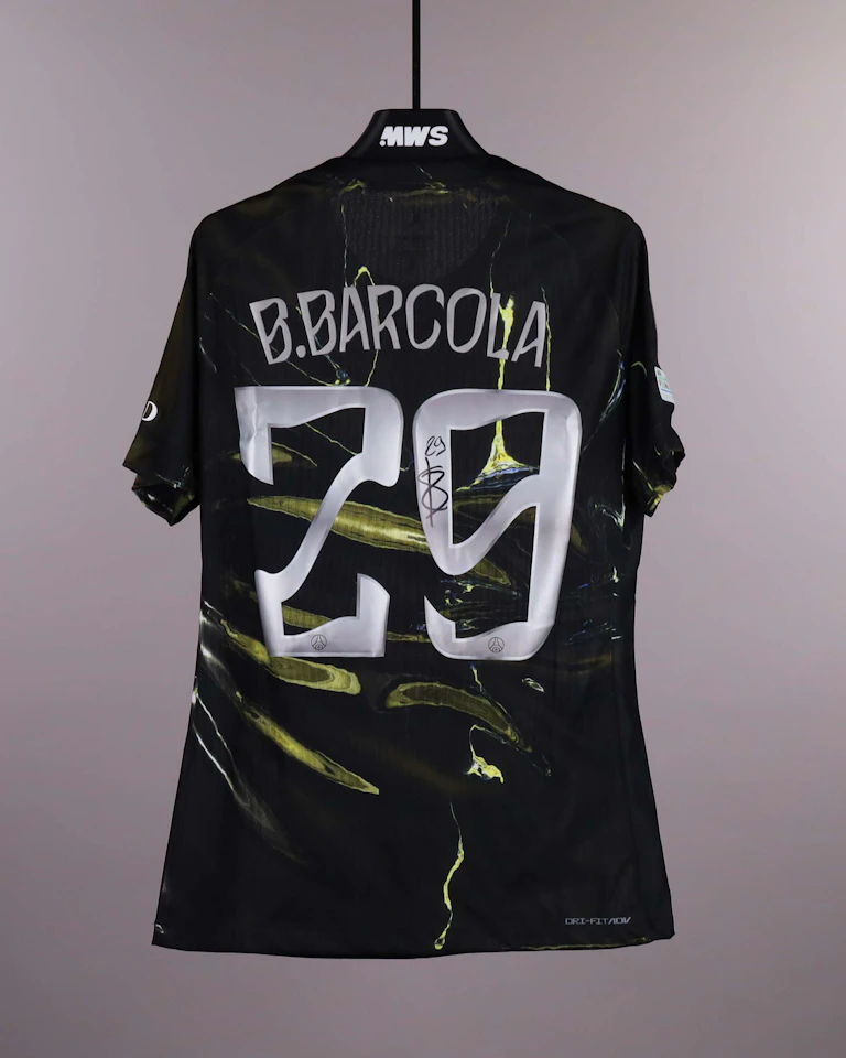 Shirt van Bradley Barcola Paris Saint-Germain