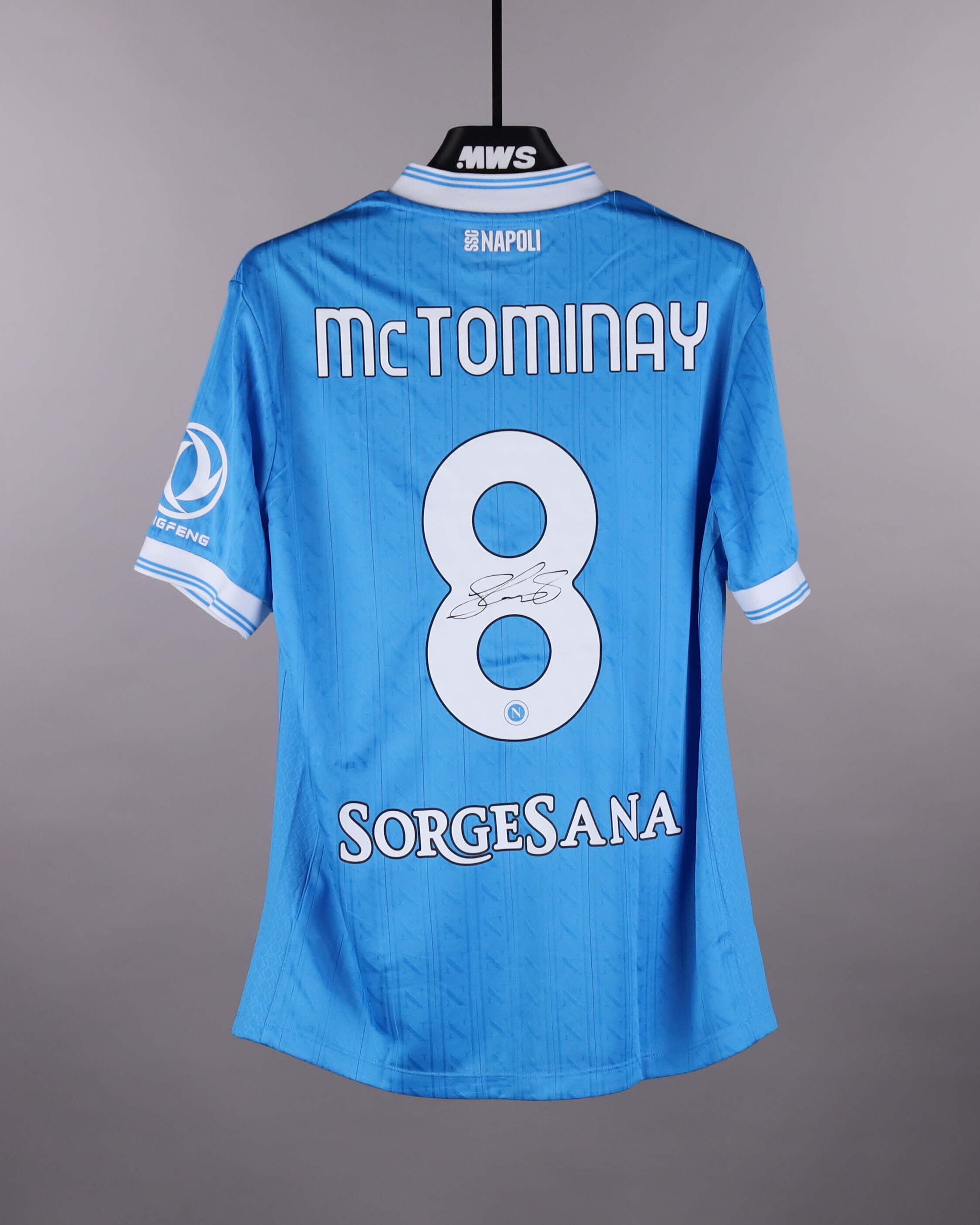 Napoli McTominay 8 ユニフォーム サイン入り Scott McTominay Signed Shirt | MatchWornShirt