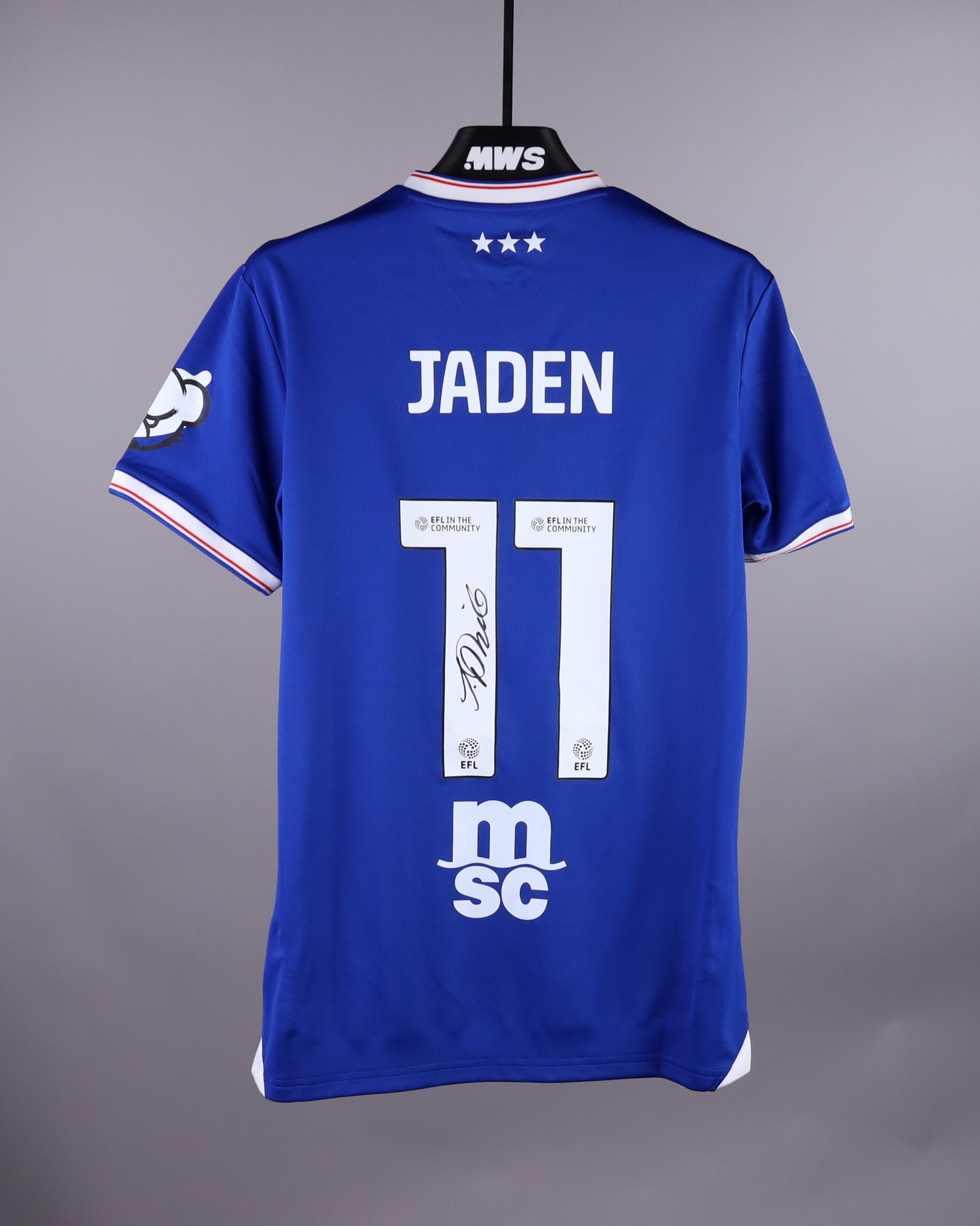 Jaden Philogene-Bidace | Norwich City - Ipswich Town | MatchWornShirt