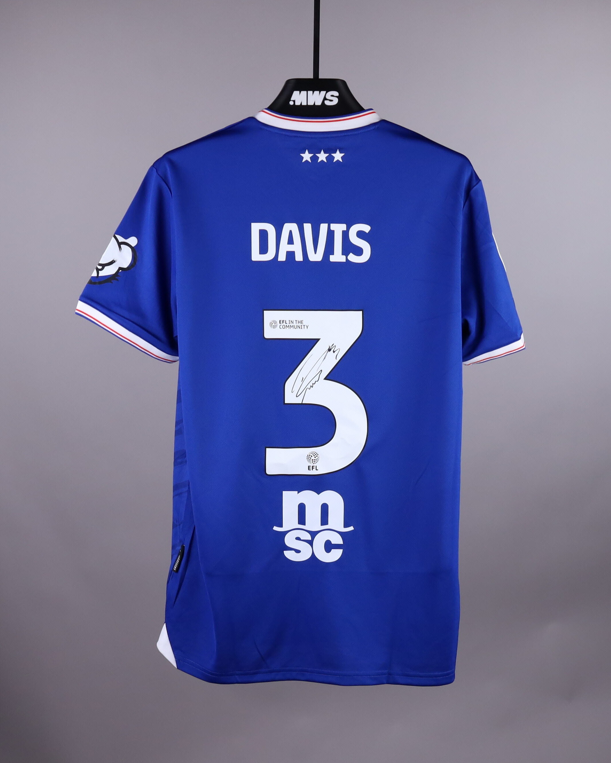 イプスウィッチ リーフデイヴィス ユニフォーム Leif Davis | Norwich City - Ipswich Town | MatchWornShirt