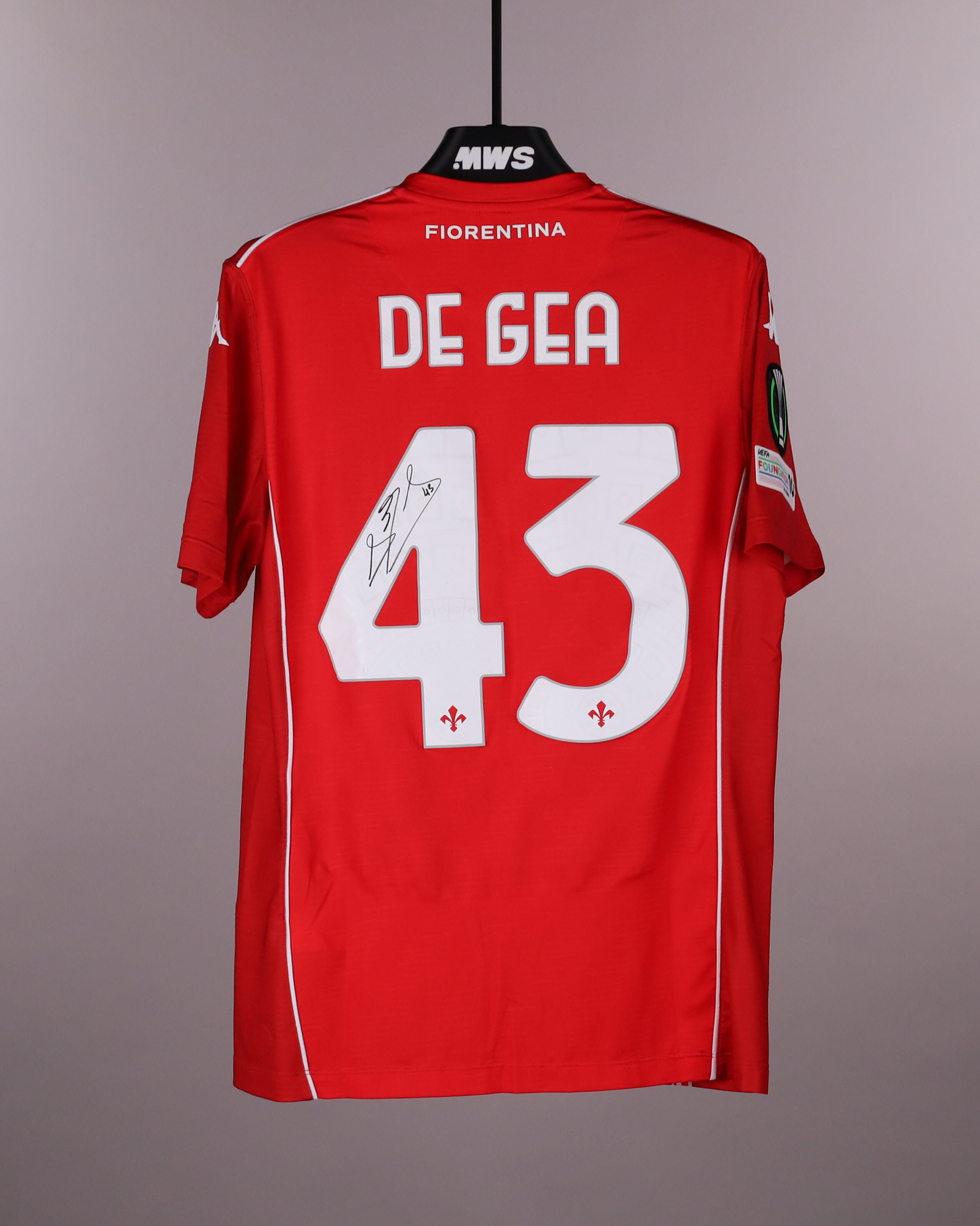 David de Gea | ACF Fiorentina - Crystal Palace | MatchWornShirt