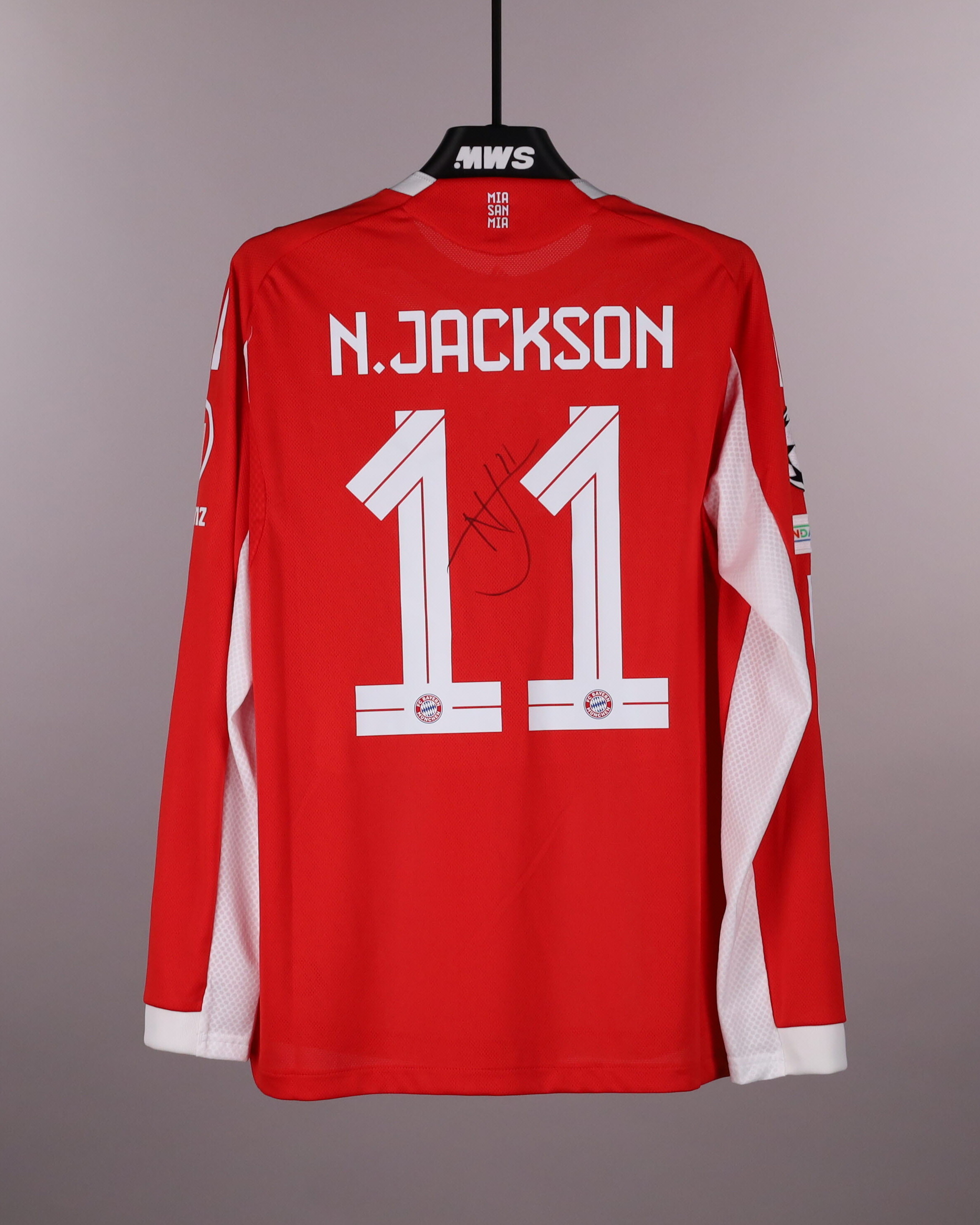 ニコラスジャクソン ユニフォーム タグ付き Nicolas Jackson | FC Bayern München - Real Madrid | MatchWornShirt