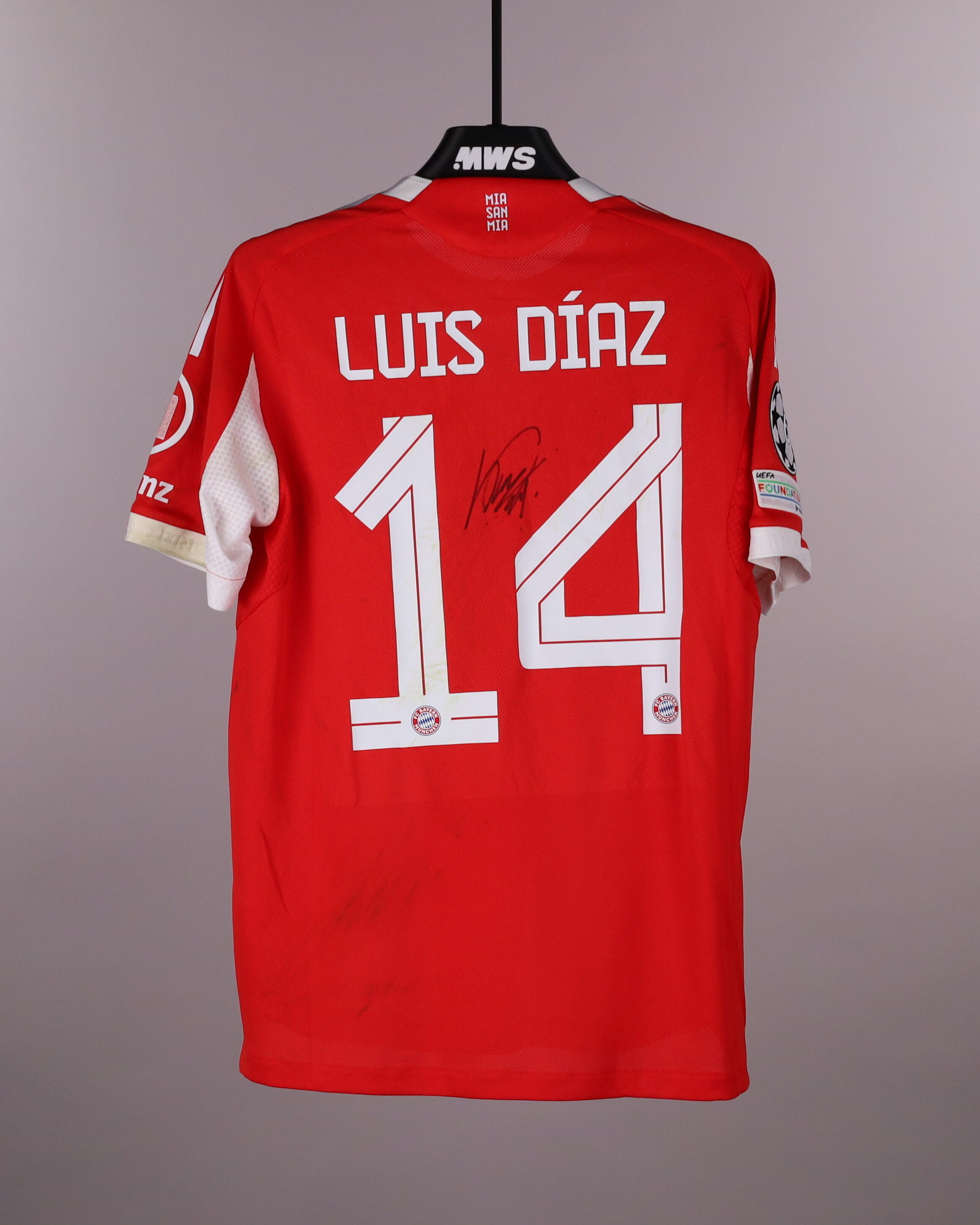 Luis Díaz | FC Bayern München - Real Madrid | MatchWornShirt