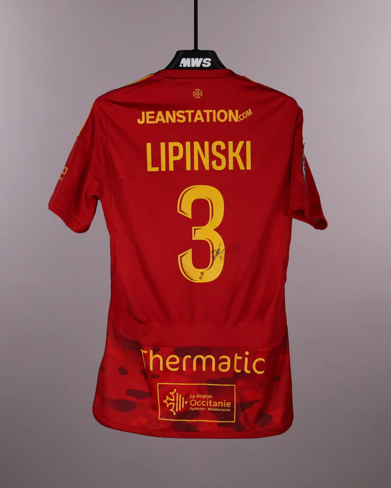 来自Rodez Aveyron Football的Raphael Lipinski球衣