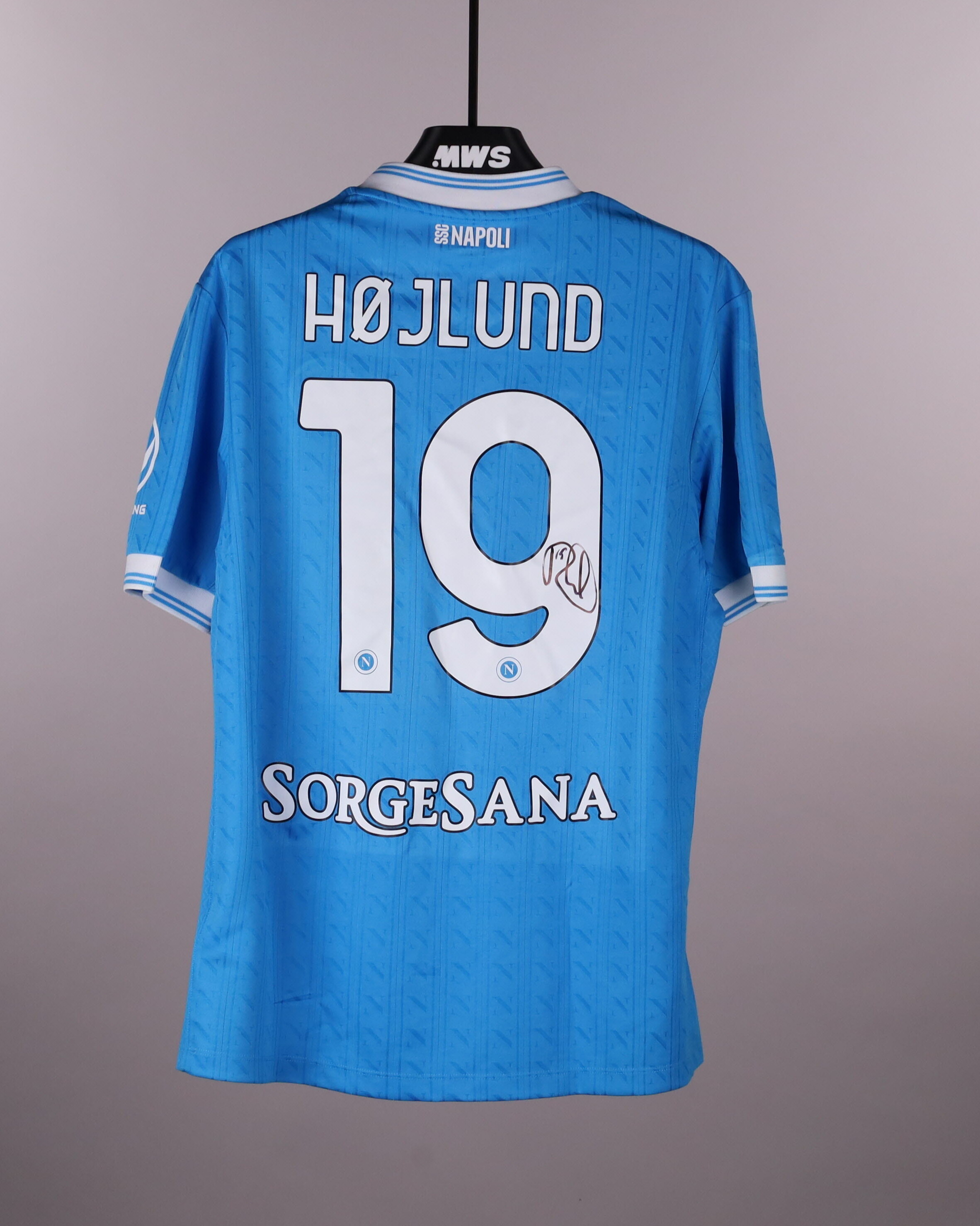 Rasmus Højlund | SSC Napoli - SS Lazio | MatchWornShirt