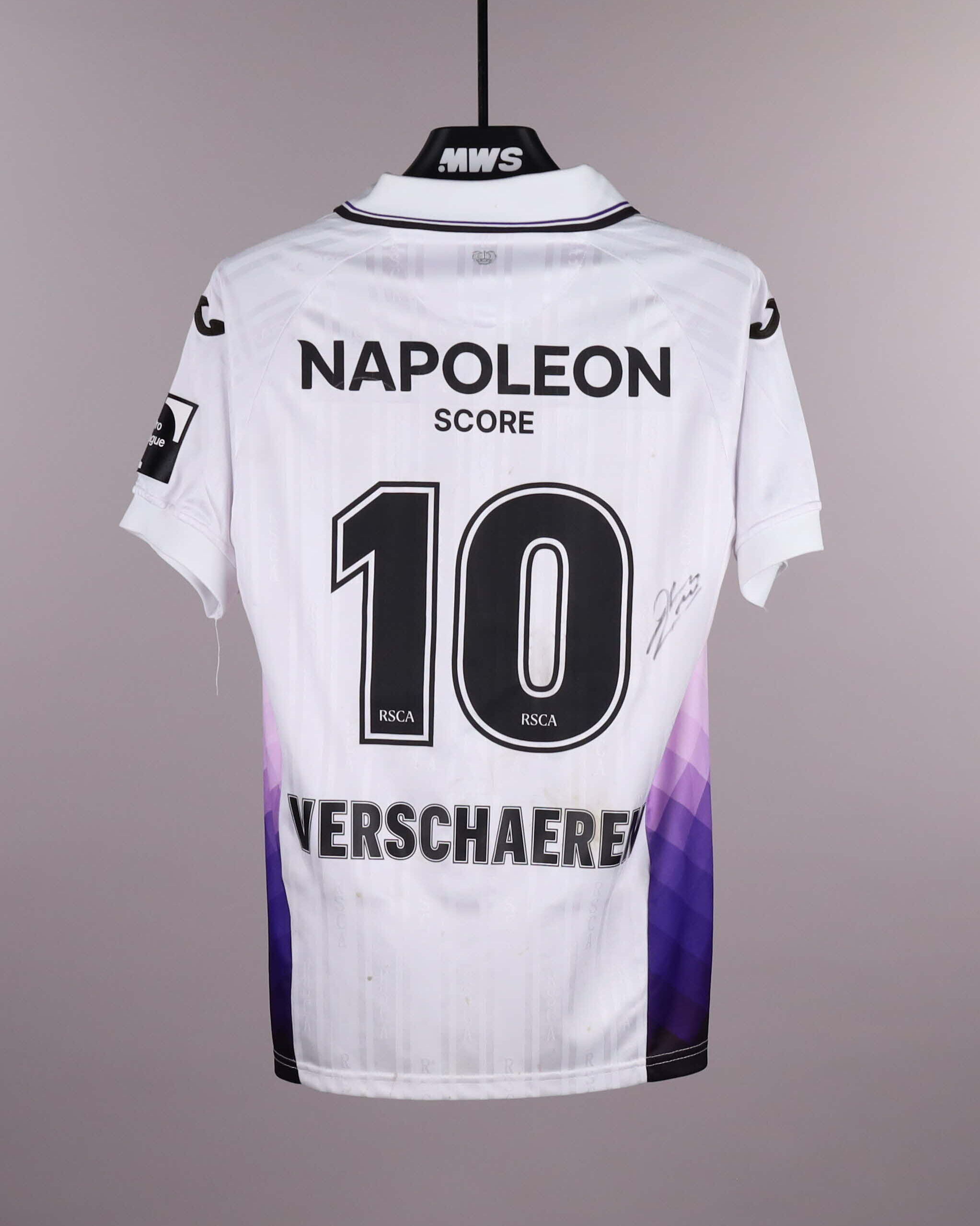 Yari Verschaeren RSC Anderlecht shirt