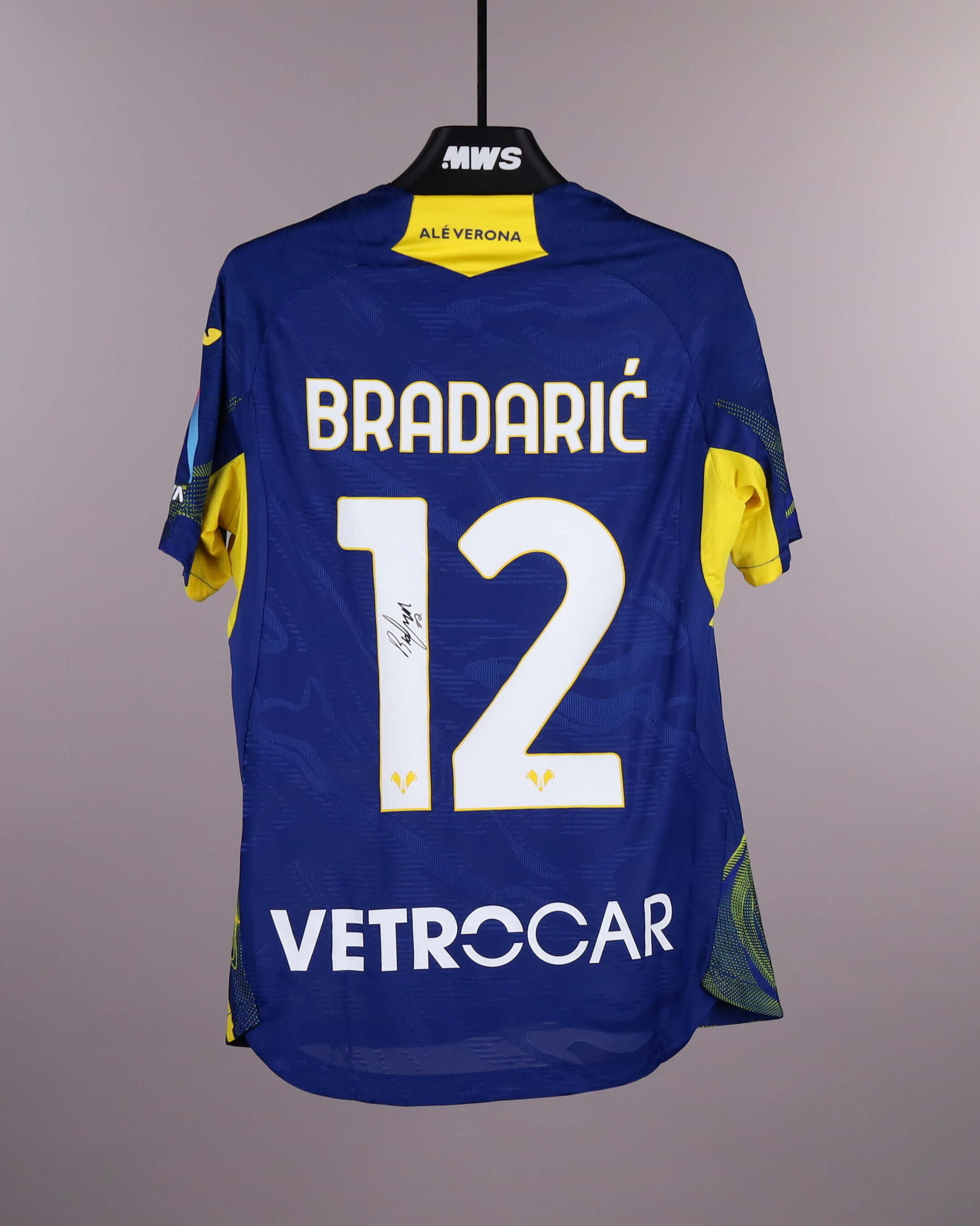 Domagoj Bradarić | Hellas Verona FC - AC Milan | MatchWornShirt