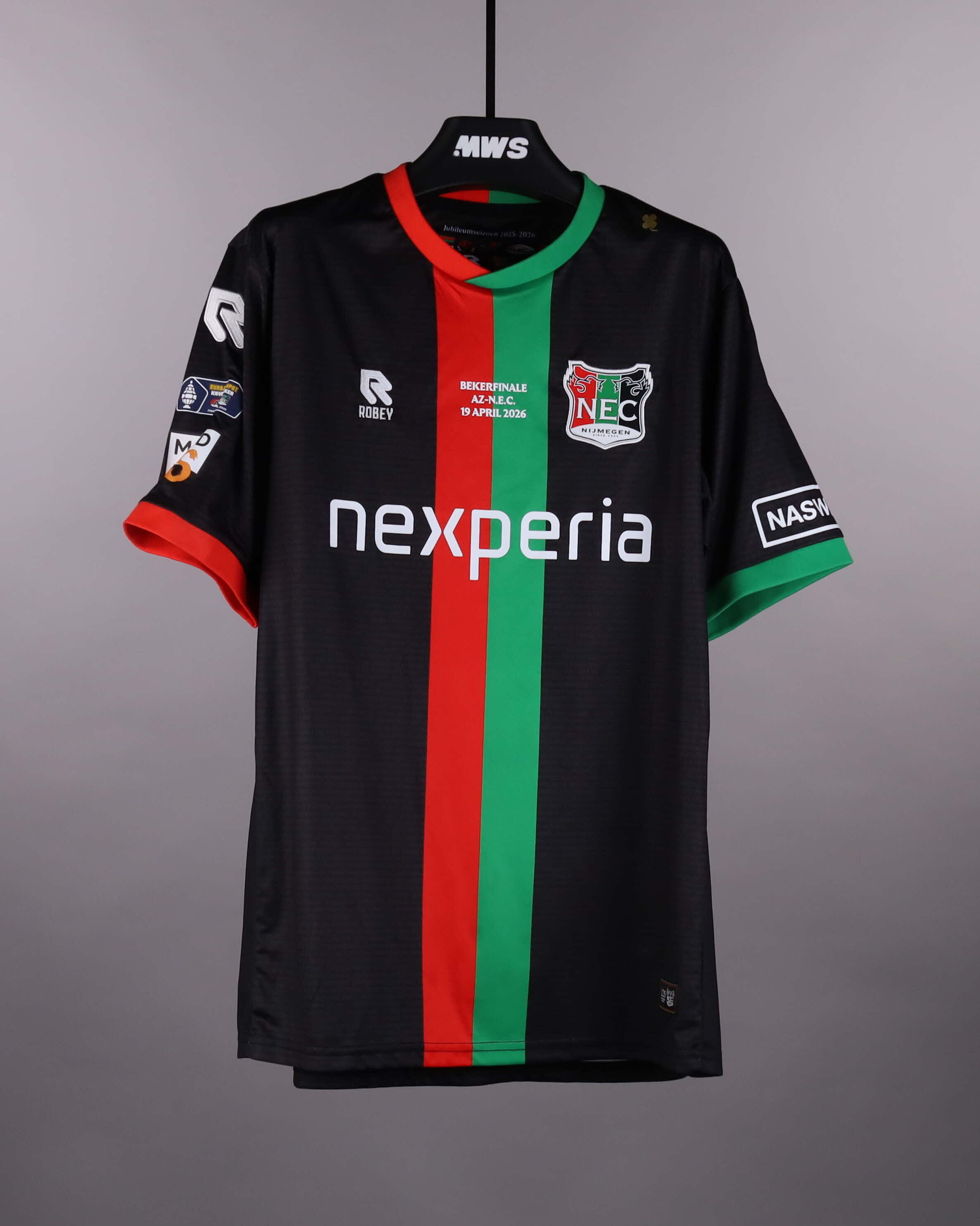 サッカーユニフォーム NEC Philippe Sandler | AZ - NEC Nijmegen | MatchWornShirt