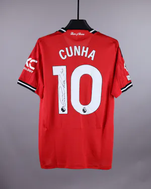 Matheus Cunha Manchester United jersey