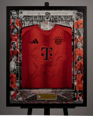 Limited Edition Framed Squad Signed Home 24-25 Shirt - 1/10