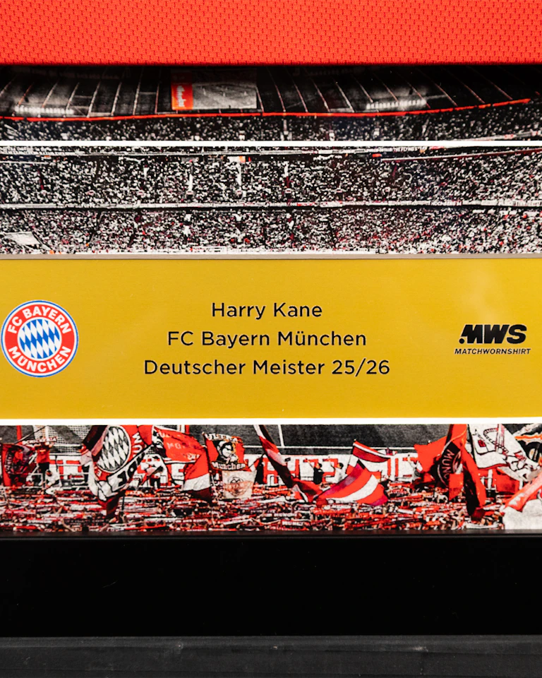 Harry Kane | Limited Edition Framed Signed Home 25/26 Shirt