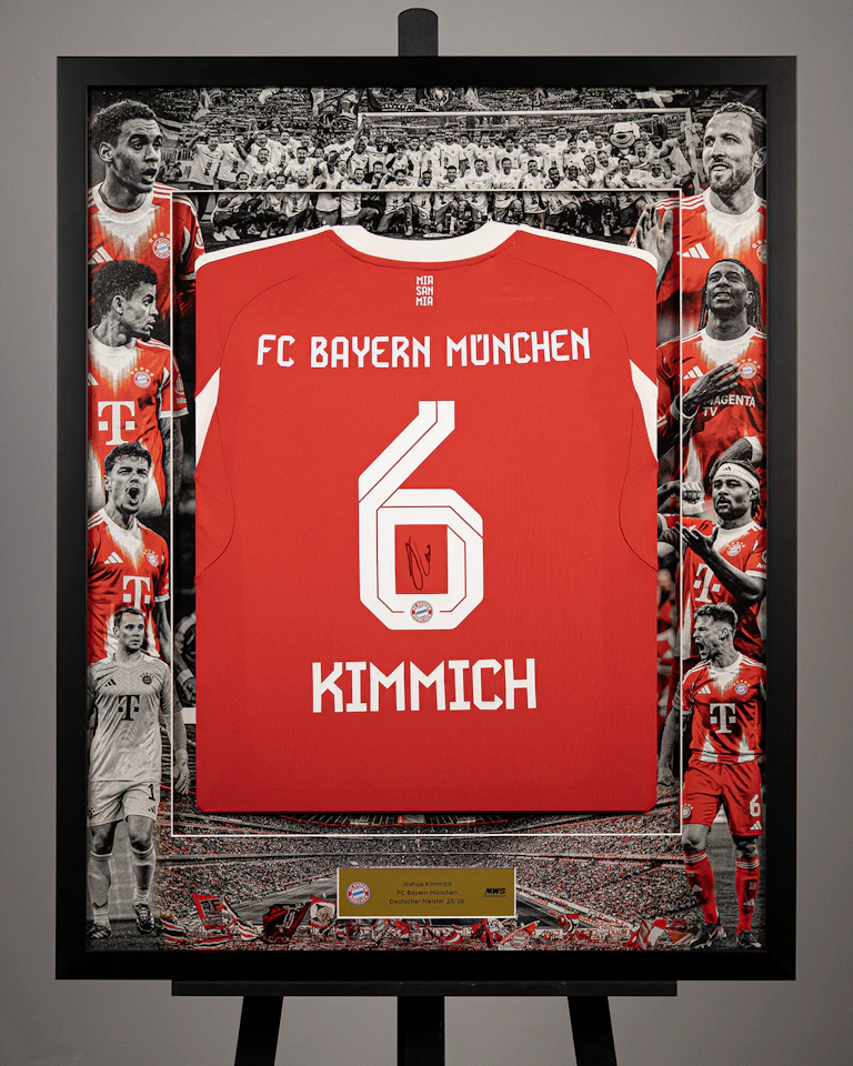 Joshua Kimmich | Limited Edition Framed Signed Home 25/26 Shirt