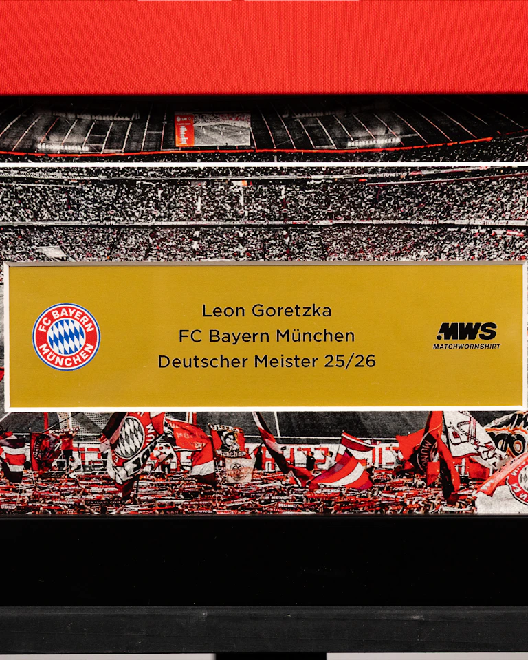 Leon Goretzka | Limited Edition Framed Signed Home 25/26 Shirt