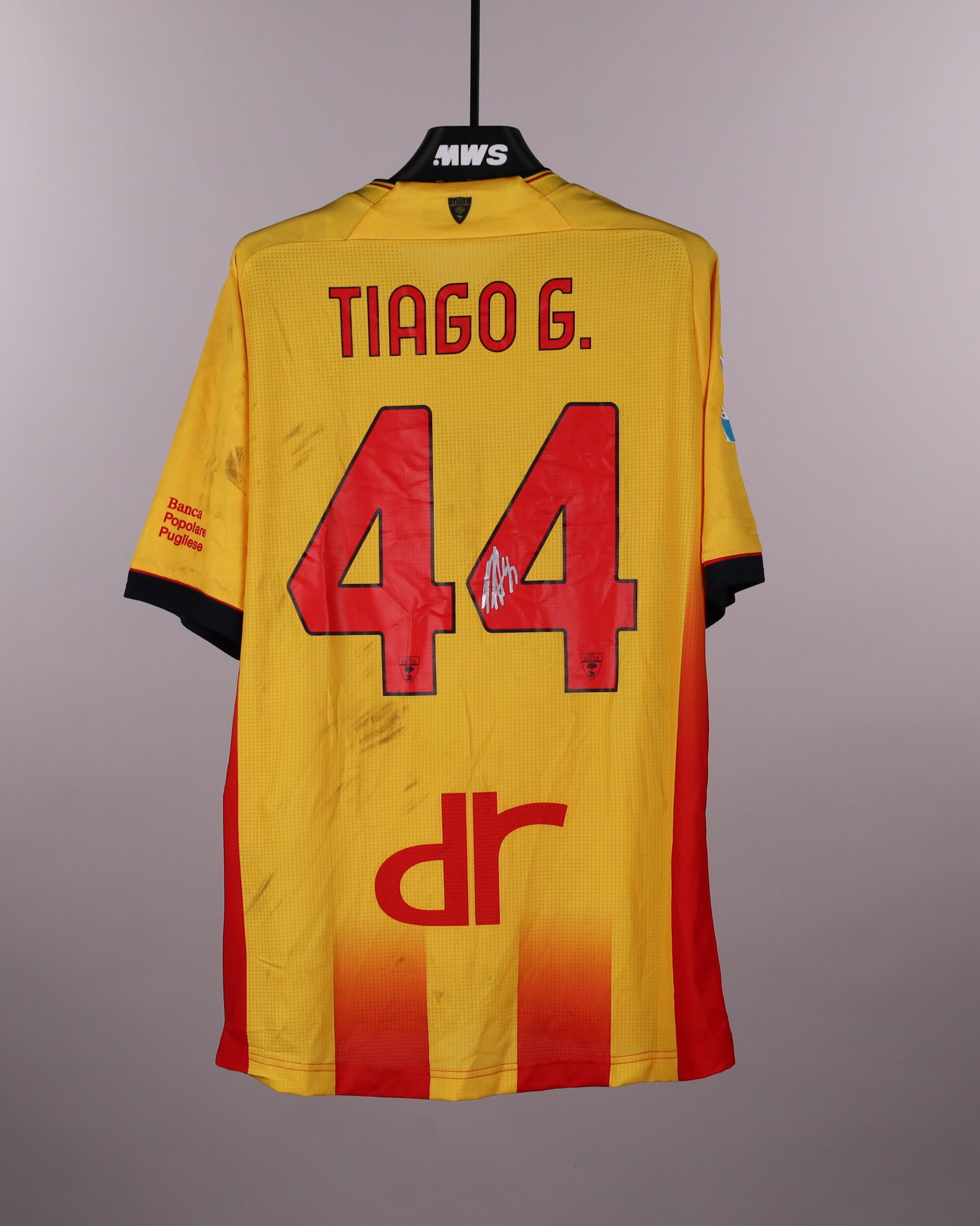 Official US Lecce Soccer Game-Worn Jerseys Auctions - MatchWornShirt