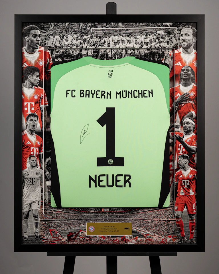 Manuel Neuer | Limited Edition Framed Signed 25/26 Shirt