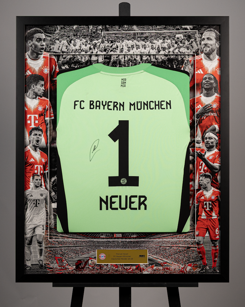 Manuel Neuer Allemagne - Cadre Photo A3 Signée Imprimée Premium Pour Fans De Foot Allemand Et Supporters Passionnés