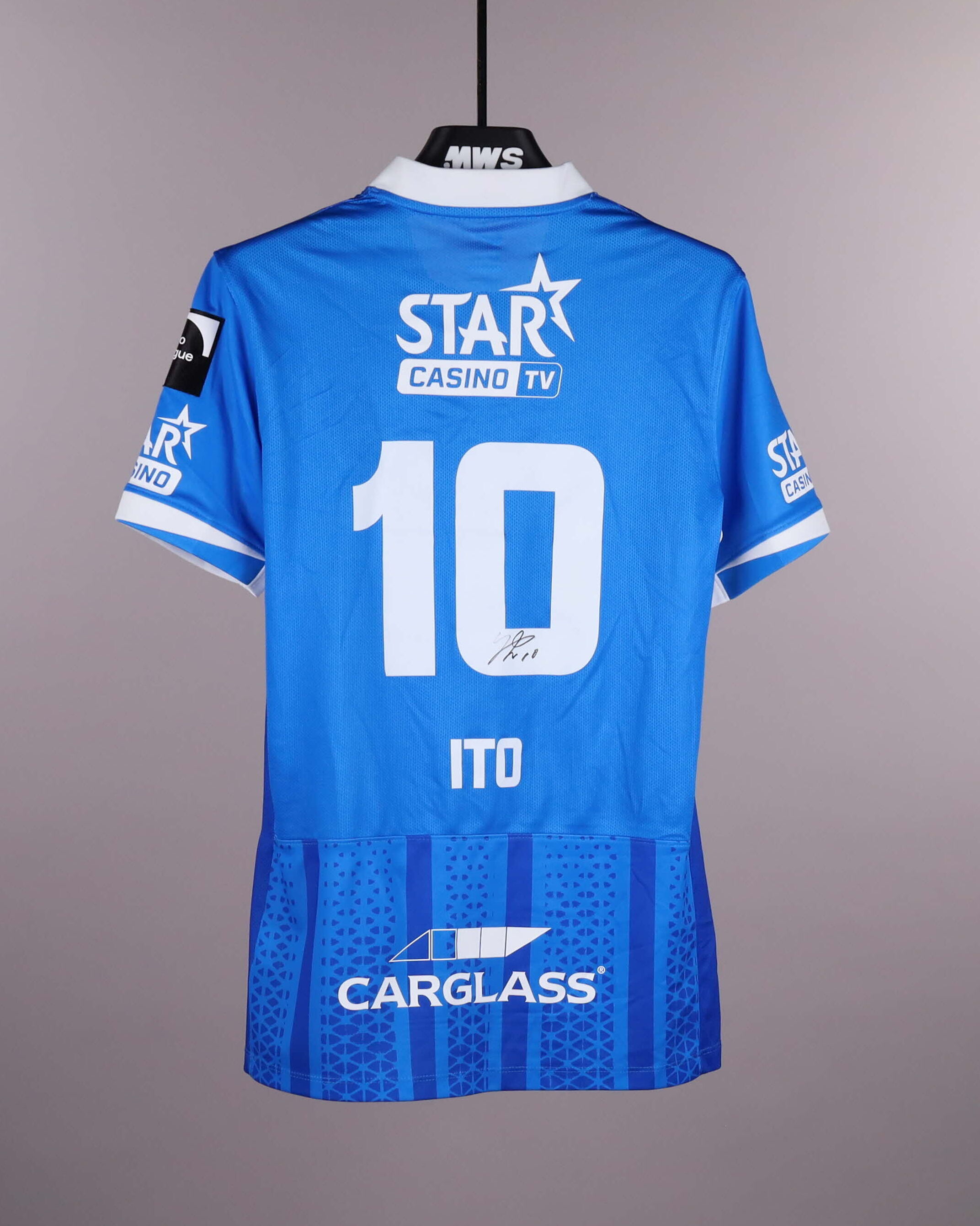 伊東純也　選手　GENK ユニフォーム Junya Ito 伊東純也 | KRC Genk - Sporting Charleroi | MatchWornShirt