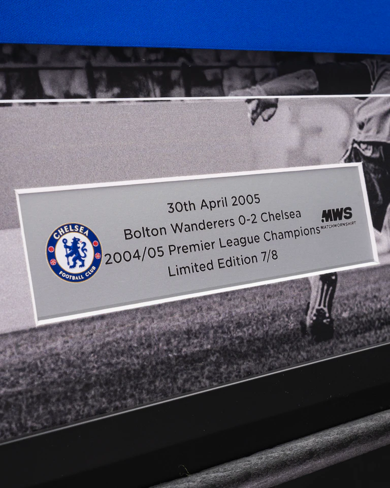 Limited Edition Framed Frank Lampard Shirt - 7