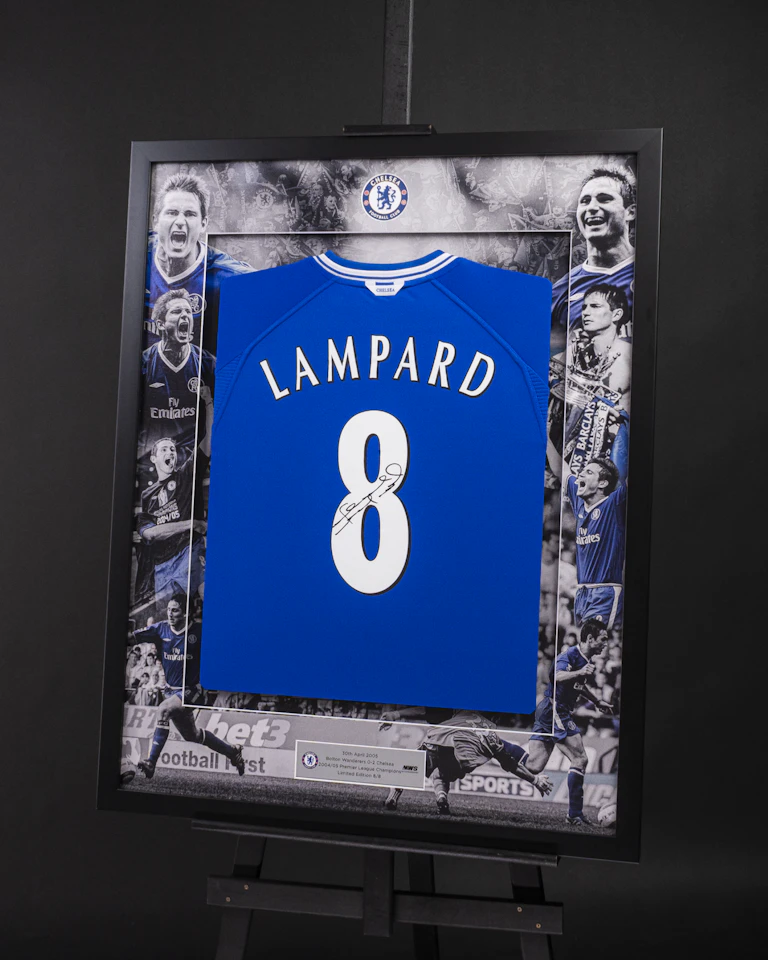 Limited Edition Framed Frank Lampard Shirt - 8