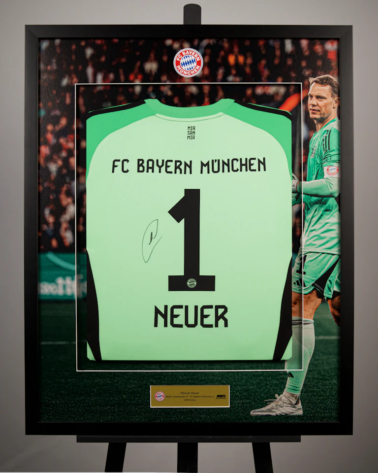 Manuel Neuer | Limited Edition Framed Signed Home Shirt