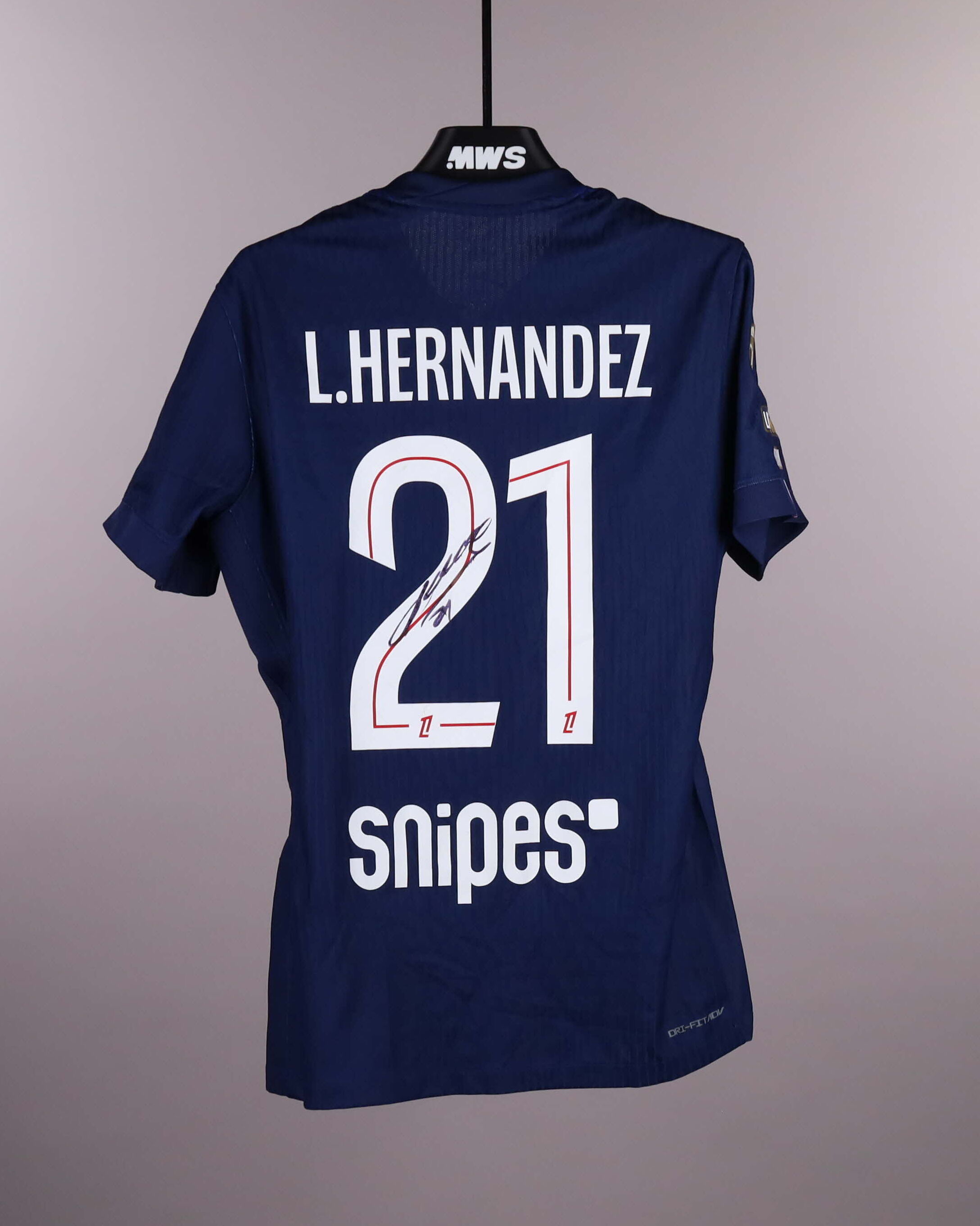 Lucas Hernández | Paris Saint-Germain - FC Nantes | MatchWornShirt