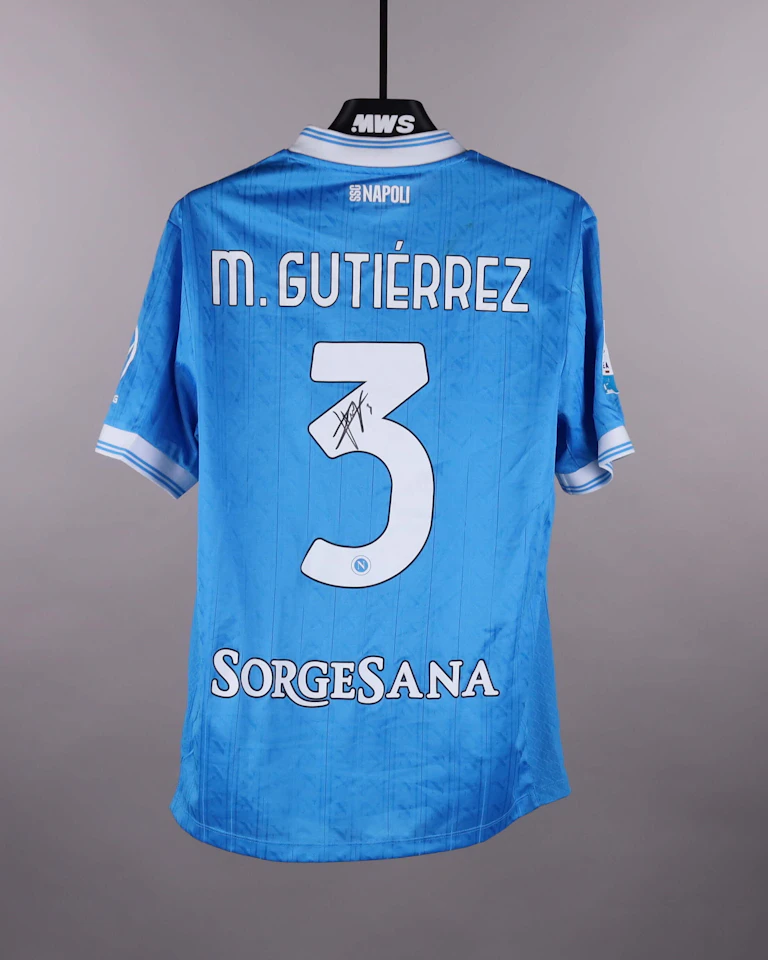 Miguel Gutiérrez Ortega SSC Napoli jersey