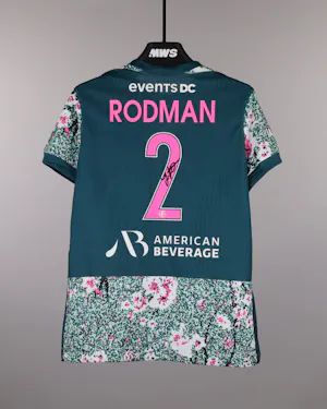 来自Washington Spirit的Trinity Rodman球衣