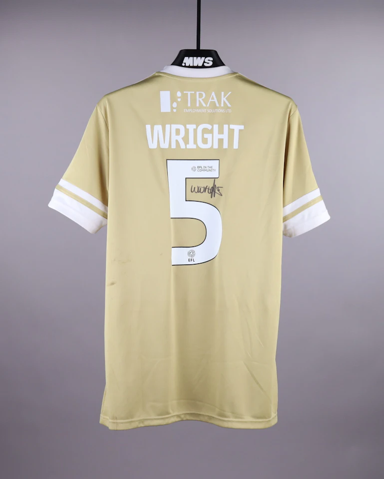Will Wright Swindon Town jersey