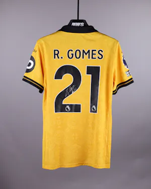 来自Wolverhampton Wanderers的Rodrigo Gomes球衣