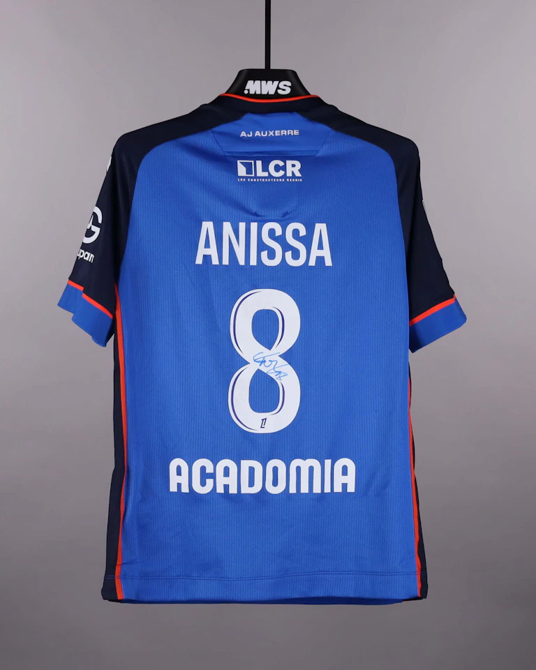 来自AJ Auxerre的Naouirou Ahamada球衣
