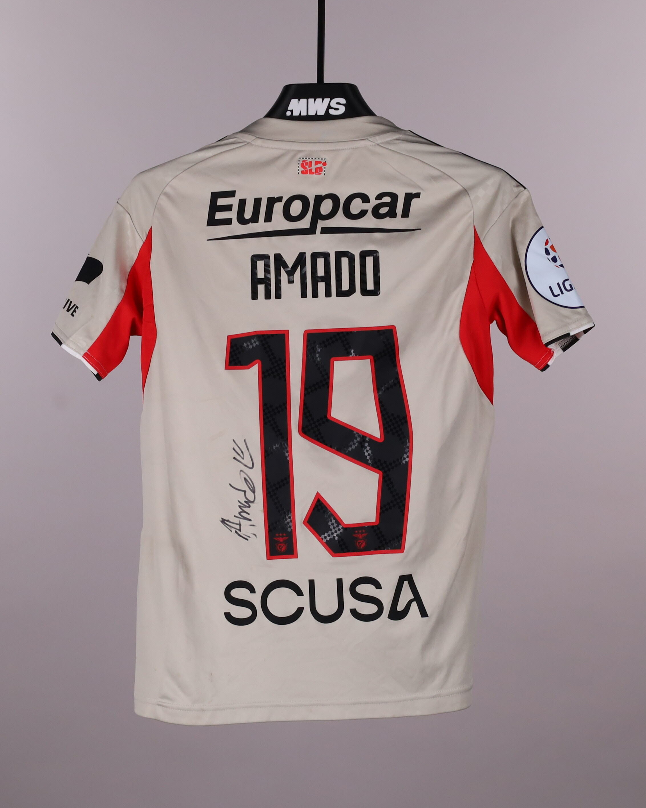 Official SL Benfica W Soccer Game-Worn Jerseys Auctions