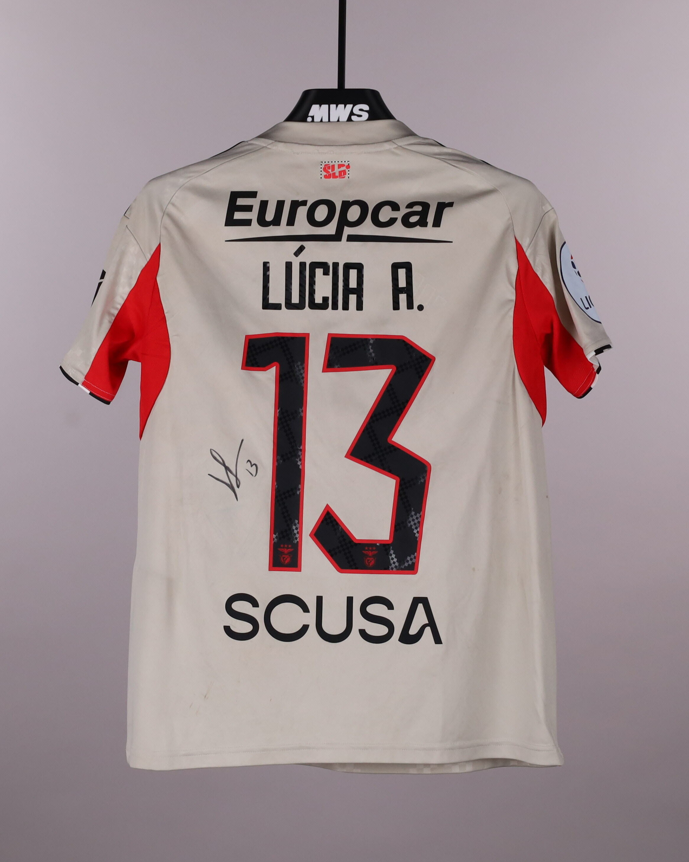 Official SL Benfica W Soccer Game-Worn Jerseys Auctions
